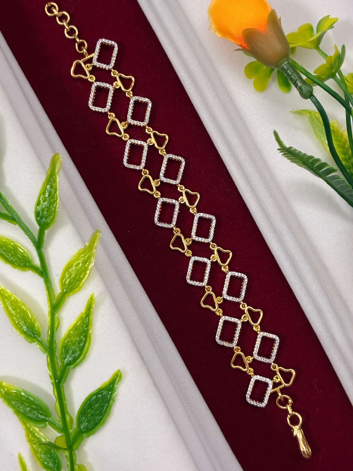 CZ Delicate Geometric Bracelet