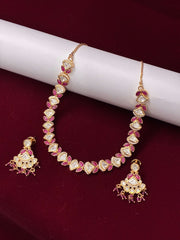Kundan Ruby Designer Necklace set
