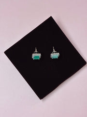 CZ Designer Square stud