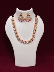 Kundan Ruby Designer Necklace set