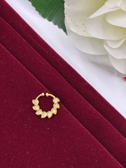 CZ splendid circular Nose Ring