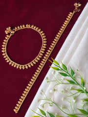 Antique Leaf Drop Payal