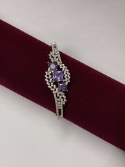 CZ Openable Purple designer Kada