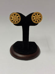 Antique Leaf Stud Earring