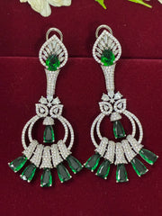 CZ Emerald Green Splendid Dangler