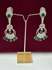 CZ Emerald Green Splendid Dangler