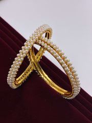 Pearl Zig – Zag Line Bangle