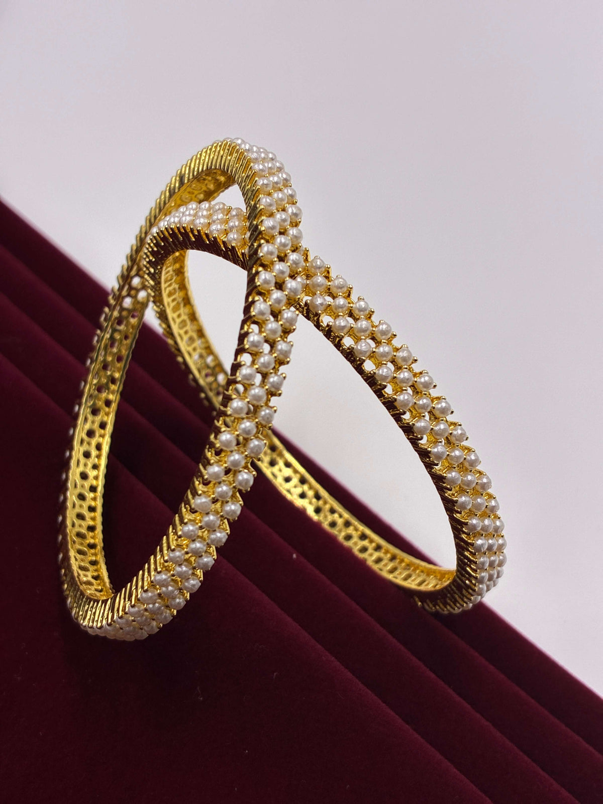 Pearl traditional broad Bangle