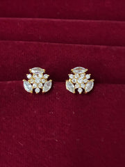 CZ White Tiny Trinket Stud