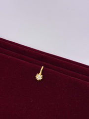 CZ Sun Flower Designer Nose Ring