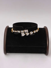 CZ Stretchable Multi Hearts Kada