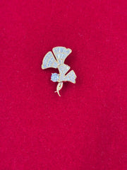 Floral Butterfly Brooch