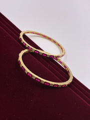 CZ Ruby Luxe line Bangle