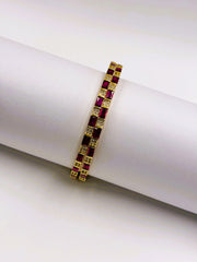 CZ Ruby Luxe line Bangle