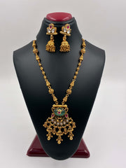 Antique Ruby Mint Heritage Pendant set