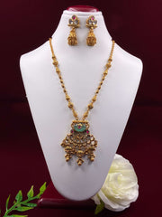 Antique Ruby Mint Heritage Pendant set