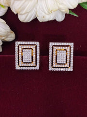 CZ Rectangular designer Stud
