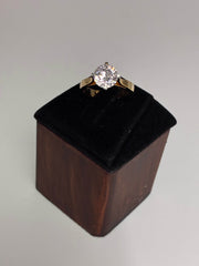 CZ classic Solitaire Finger Ring