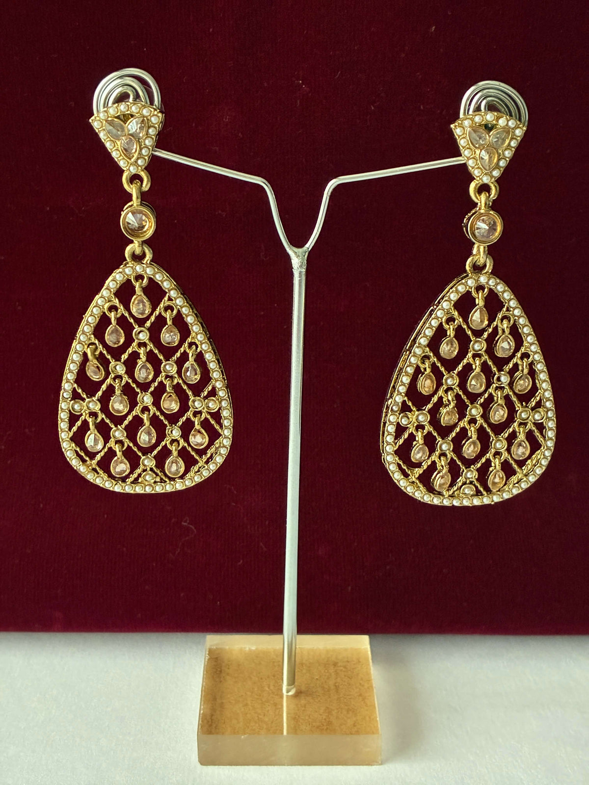 Indo Western LCT Pear Drop Earring