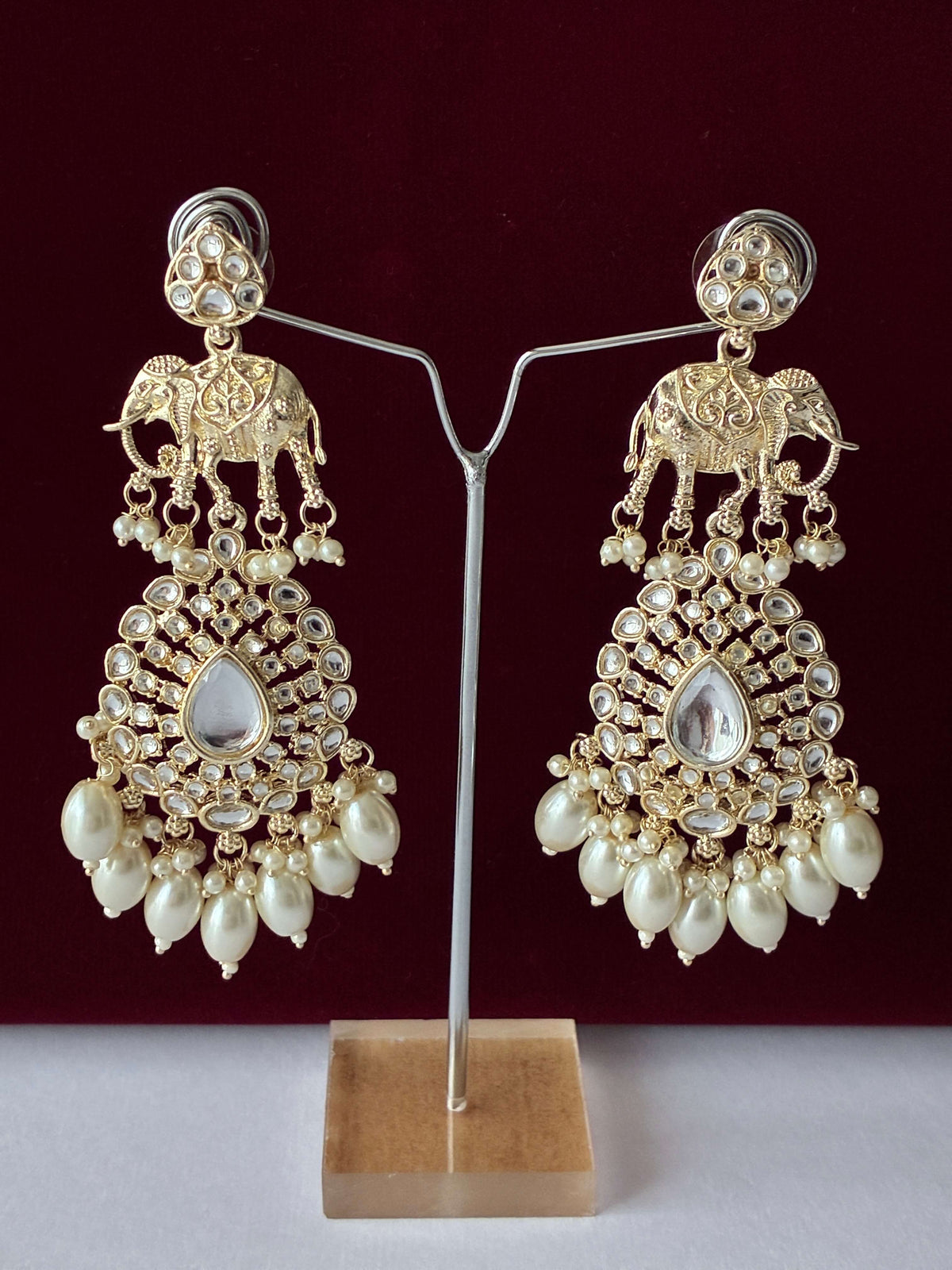 Indo Western Ethnic Elephant Earring