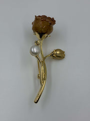 Rose Flower Brooch
