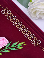 CZ Dual Tone Lavish Luxe Bracelet