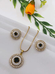 CZ Indigo Elegant Pendant Set