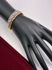 CZ Broad Glorious Bracelet