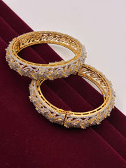 CZ Broad Glorious Openable Bangle