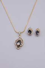 CZ Rich Royale Designer Pendant Set