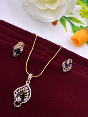 CZ Rich Royale Designer Pendant Set