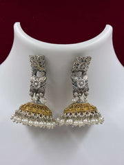 Oxidised Dual tone Designer Necklace Set