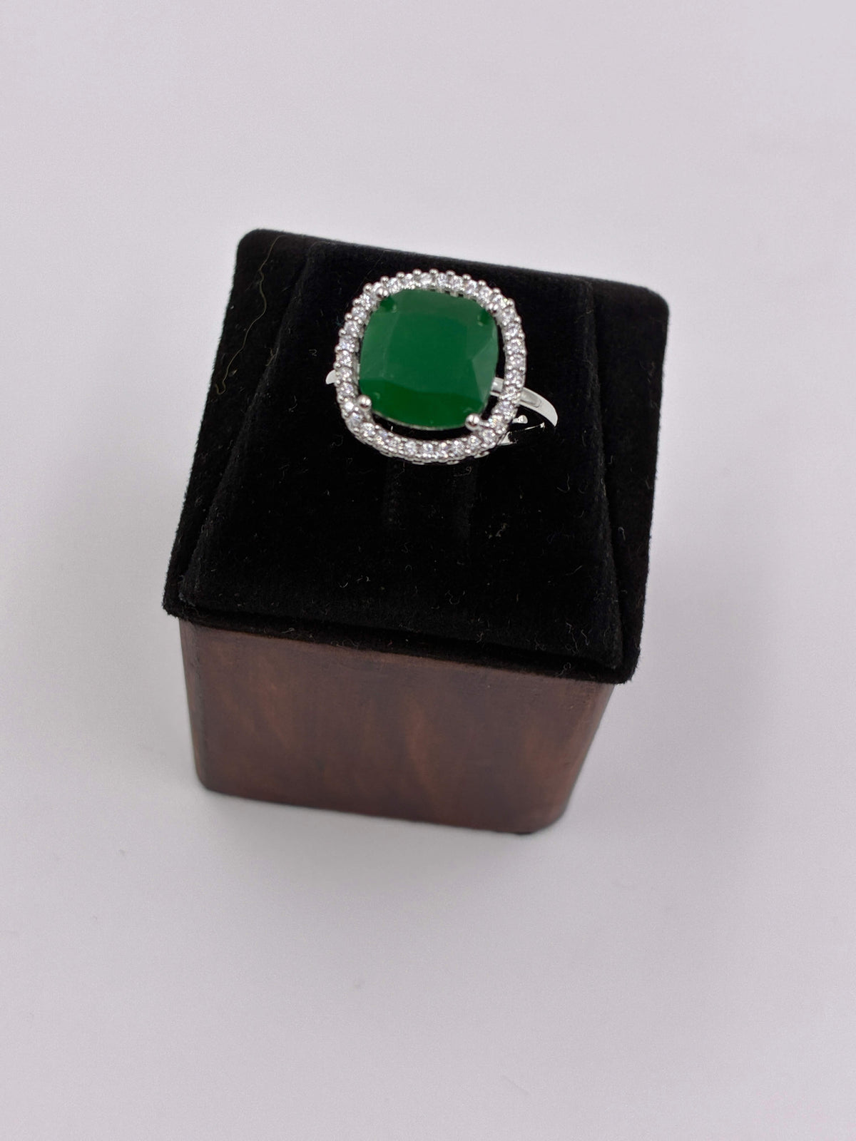 CZ Emerald All time Finger Ring