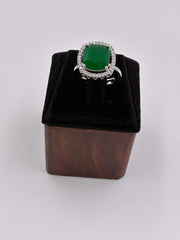 CZ Emerald All time Finger Ring