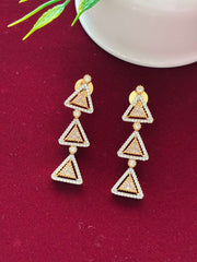 CZ Geomatric Pattern Necklace Set