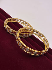 CZ Broad Jali Designer Bangle