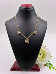 Kundan Delicate Designer Chain Pendant