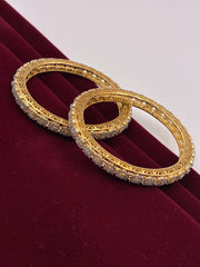 CZ Floral Sequence Bangle