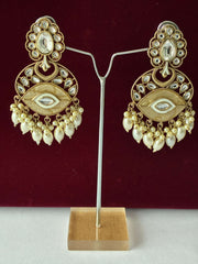 Indo Western Pearl Drop Earring