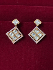 Kundan studded Drop Earring