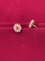 Kundan Floral Stud  Earring