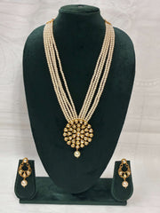 Antique Pearl layers designer Necklace Set
