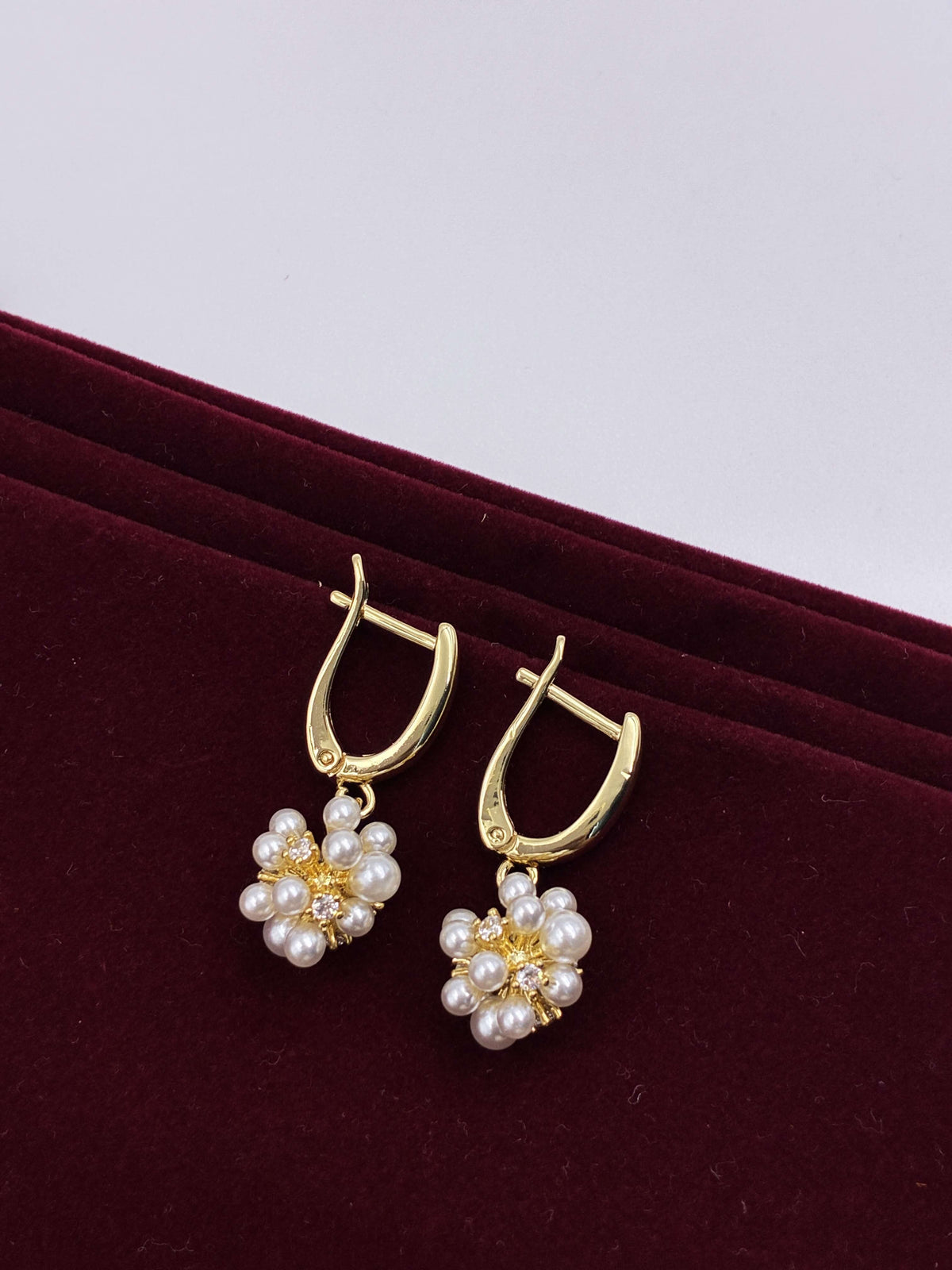 Western Pearl Cluster Earring