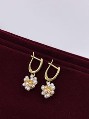 Western Pearl Cluster Earring