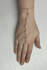 Antique Pearl Delicate Haathphool