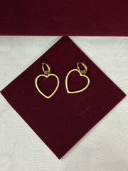 Western Outline Heart Earring
