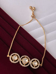 Kundan Polki Designer Bracelet