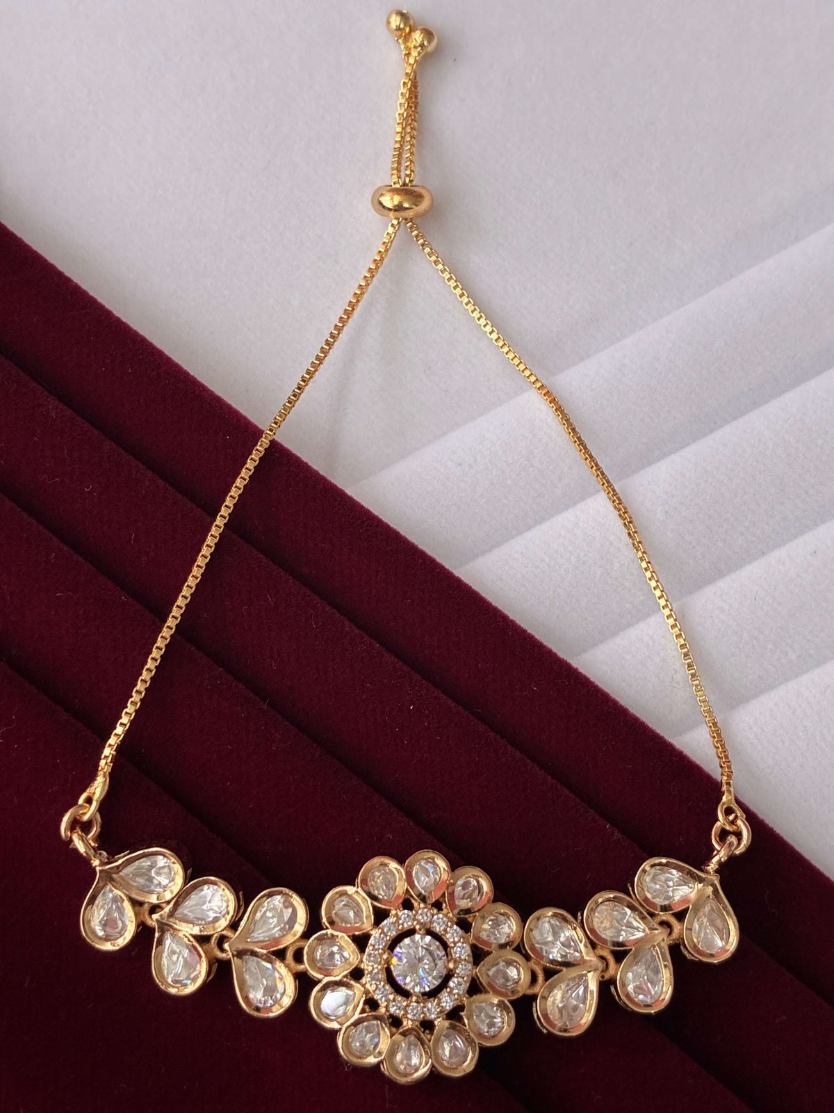 Kundan Blooming Bracelet