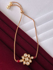 Kundan Ruby Classic Bracelet