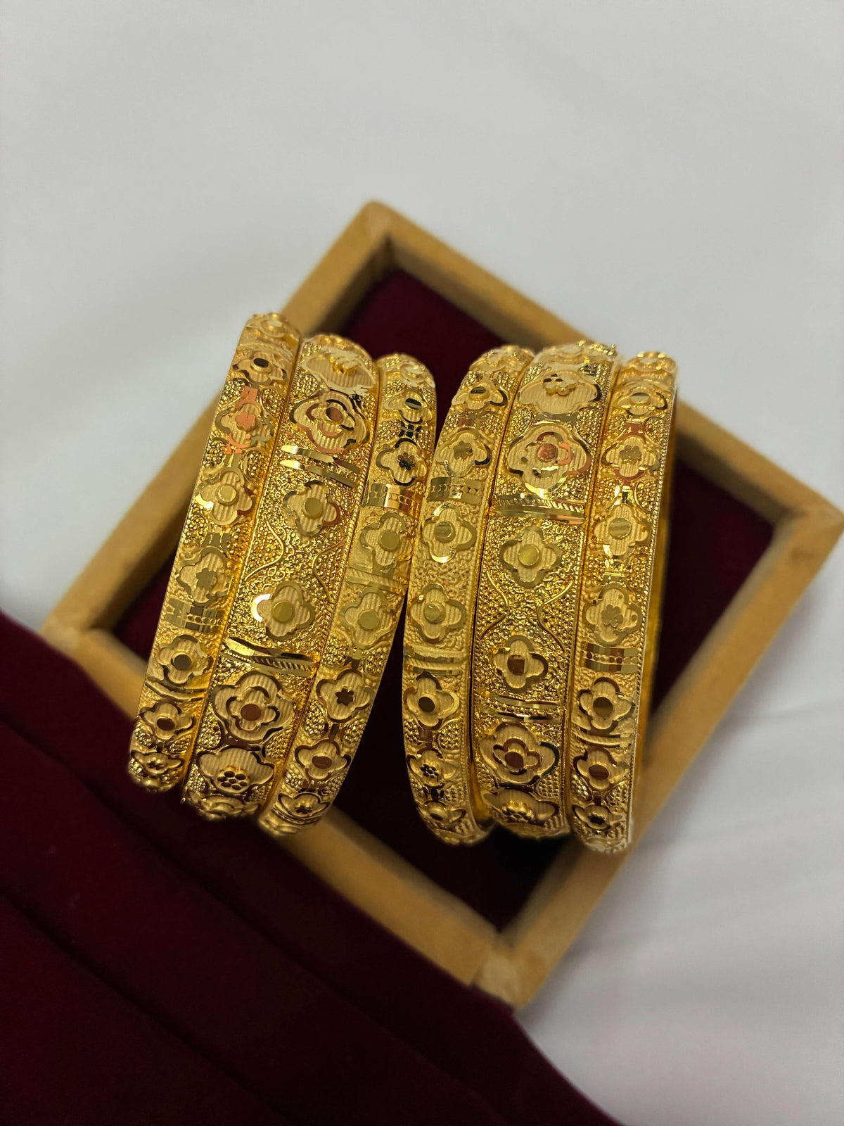 Traditional Gold Plated Bangle set